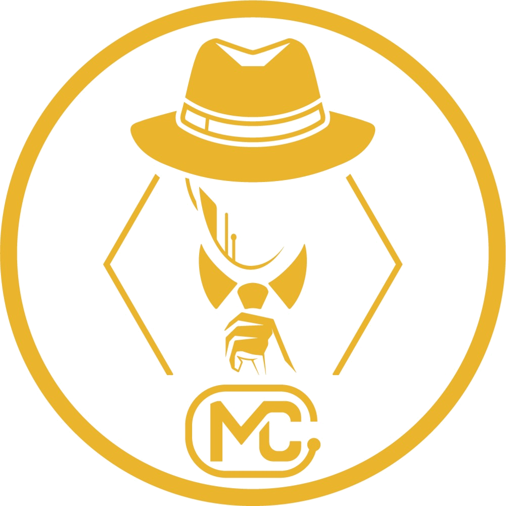 Mr.Crypto - logo auriu